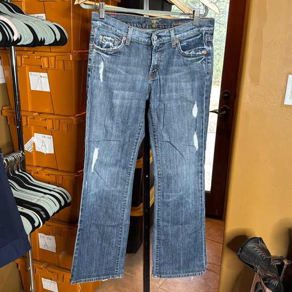 7 For All Mankind Denim - 7 for All Mankind Bootcut Blue Jeans Size 28